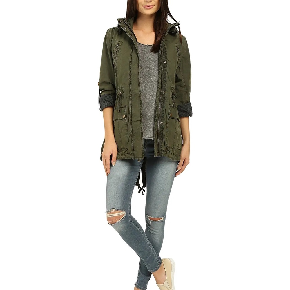 Levi’s army green jacket size small